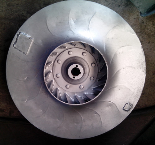 200kw防爆离心通风机铝叶轮